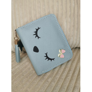 Portes feuilles Poupy en simili cuir avec des yeux