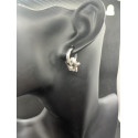 Boucles D'Oreilles Etoilé en acier inoxydable.
