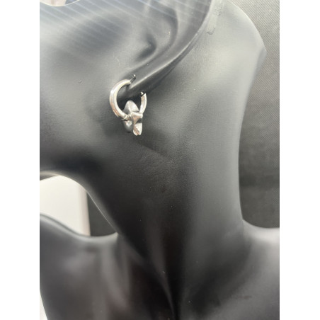 Boucles D'Oreilles Etoilé en acier inoxydable.