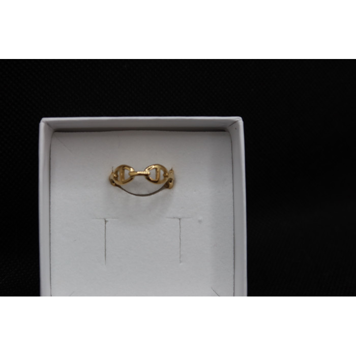 Bague Lilou grain de café en acier inoxydable réglable