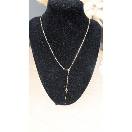 Collier Asmala pendant en acier inoxydable rose gold