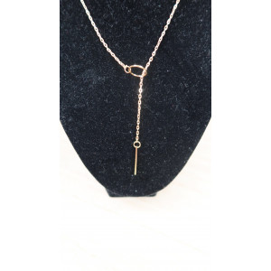 Collier Asmala pendant en acier inoxydable rose gold