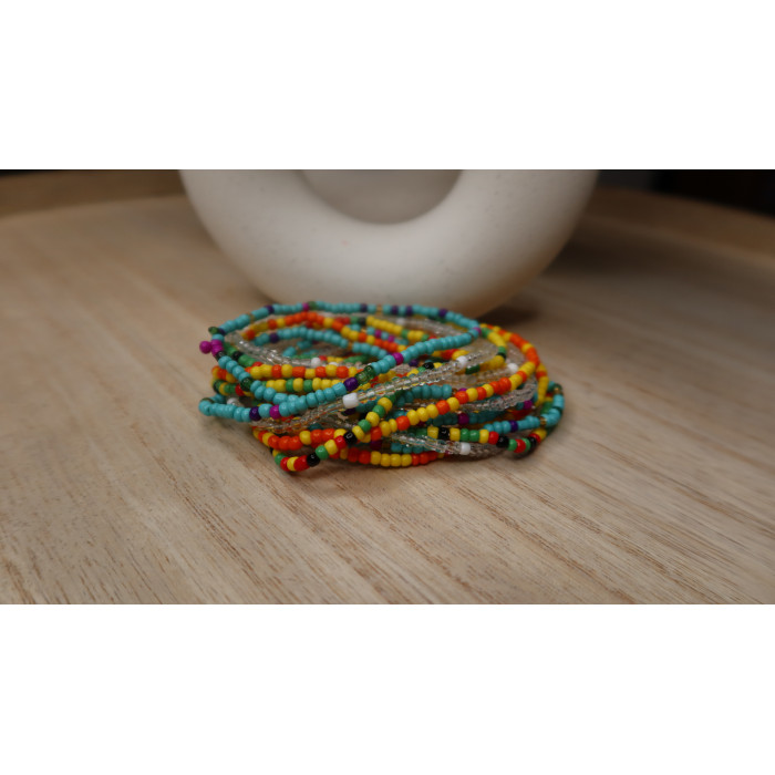 Bracelet Kristy perle de plusieurs couleurs