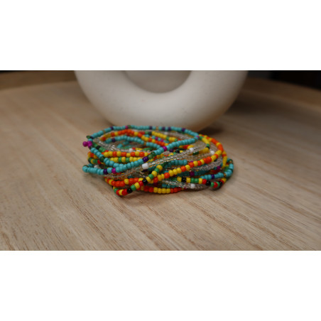 Bracelet Kristy perle de plusieurs couleurs