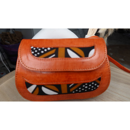 Sac à main Vicentia en cuir véritable fabrication artisanal sénégalaise.