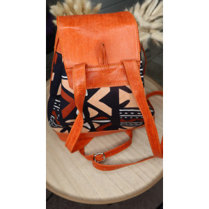 Sac à Dos Aminata en cuir véritable fabrication artisanale