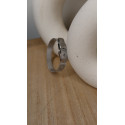 Bracelet Cara en forme de ceinture en acier inoxydable doré ou silver