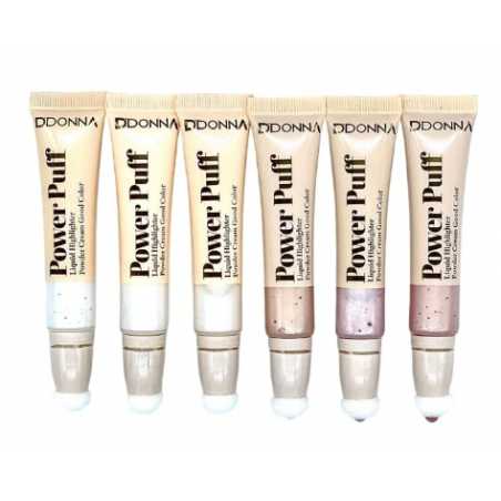 Highlighter Liquide LONGUE TENUE  WATERPROOF  TEXTURE CREMEUSE  APPLICATEUR REMBOURRE