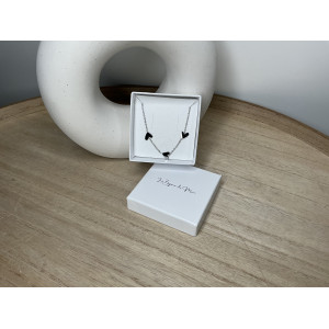 Bracelet Lala avec 3coeur d’une finesse incroyable idéal pour offrir à Noël en acier inoxydable 316L