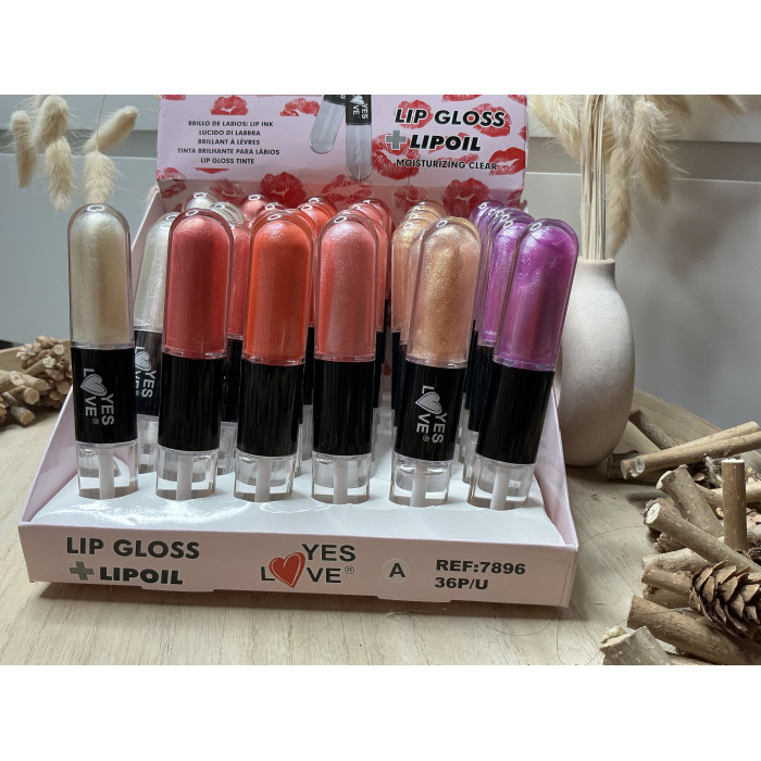 Double  Gloss et huile à lèvres