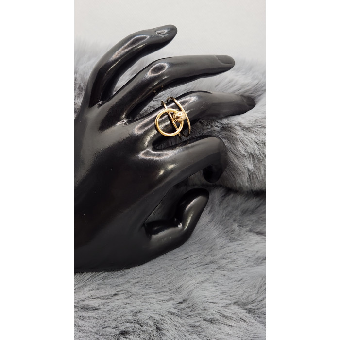 Bague Double Rangs Doré - Les Bijoux de Madame
