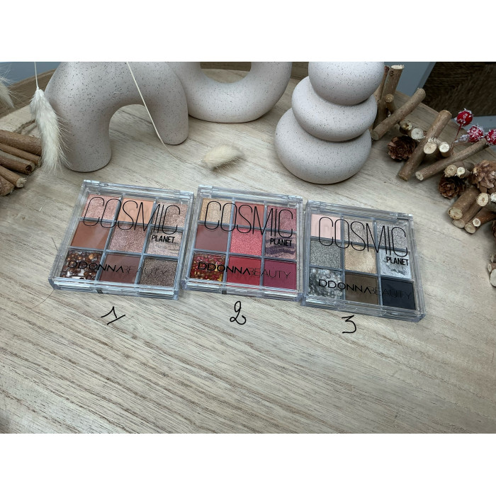 Palette Cosmic Vous avez le choix de 3 palettes de 9 couleurs chaudes idéal pour l’hiver.