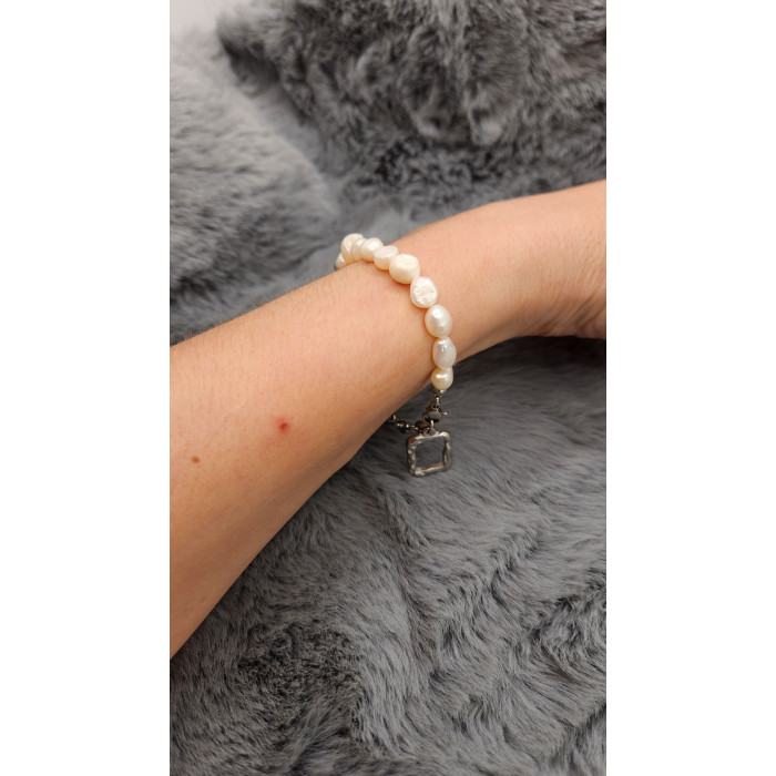 Bracelet Perles et chaine - Les Bijoux de Madame