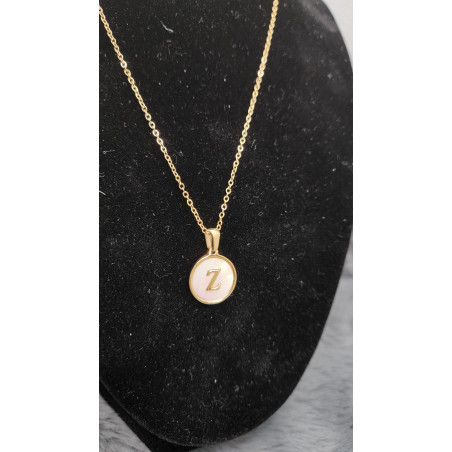 Collier Initial lettre Z - Les Bijoux de Madame
