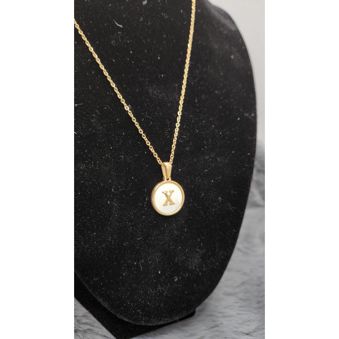 Collier Initial Lettre X - Les Bijoux de Madame
