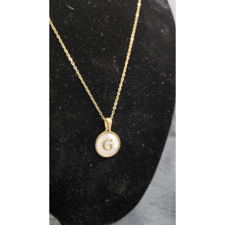 Collier Initial Lettre G - Les Bijoux de Madame