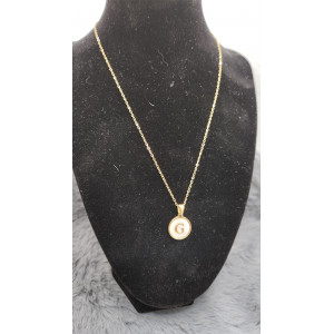 Collier Initial Lettre G - Les Bijoux de Madame