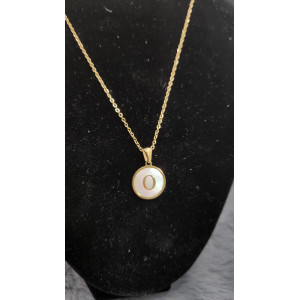 Collier Initial Lettre O - Les Bijoux de Madame