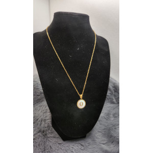 Collier Initial Lettre O - Les Bijoux de Madame