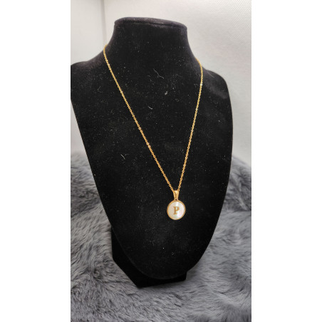 Collier Initial lettre P - Les Bijoux de Madame
