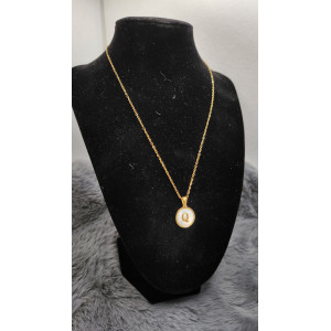 Collier Initial lettre Q - Les Bijoux de Madame