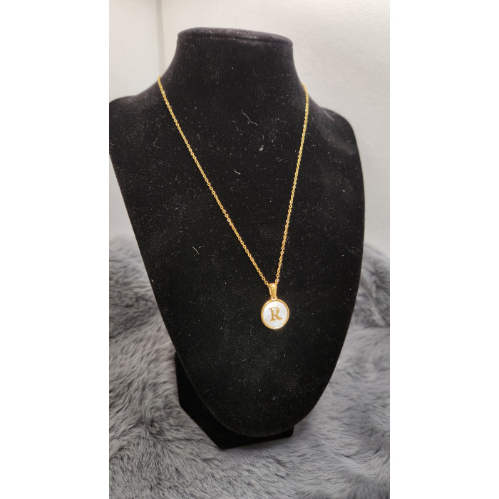 Collier Initial Lettre R - Les Bijoux de Madame