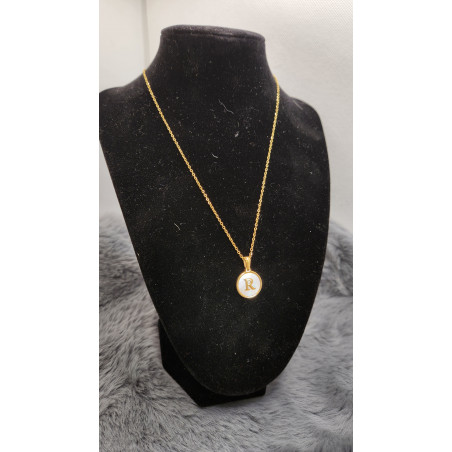Collier Initial Lettre R - Les Bijoux de Madame