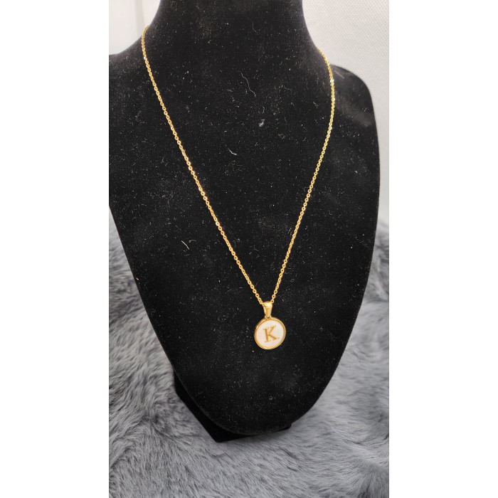 collier initial Lettre K - Les Bijoux de Madame