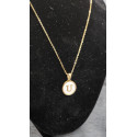 Collier initial Lettre U - Les Bijoux de Madame