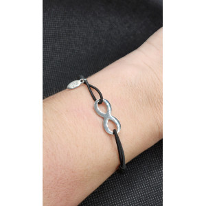Bracelet infini cordon élastique - Les bijoux de Madame