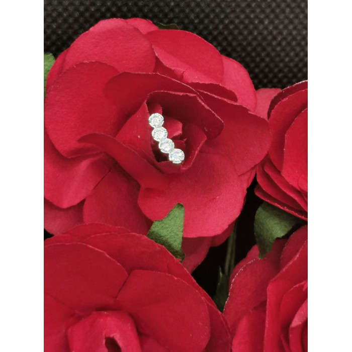 Piercing  Mona avec attache plate en titane